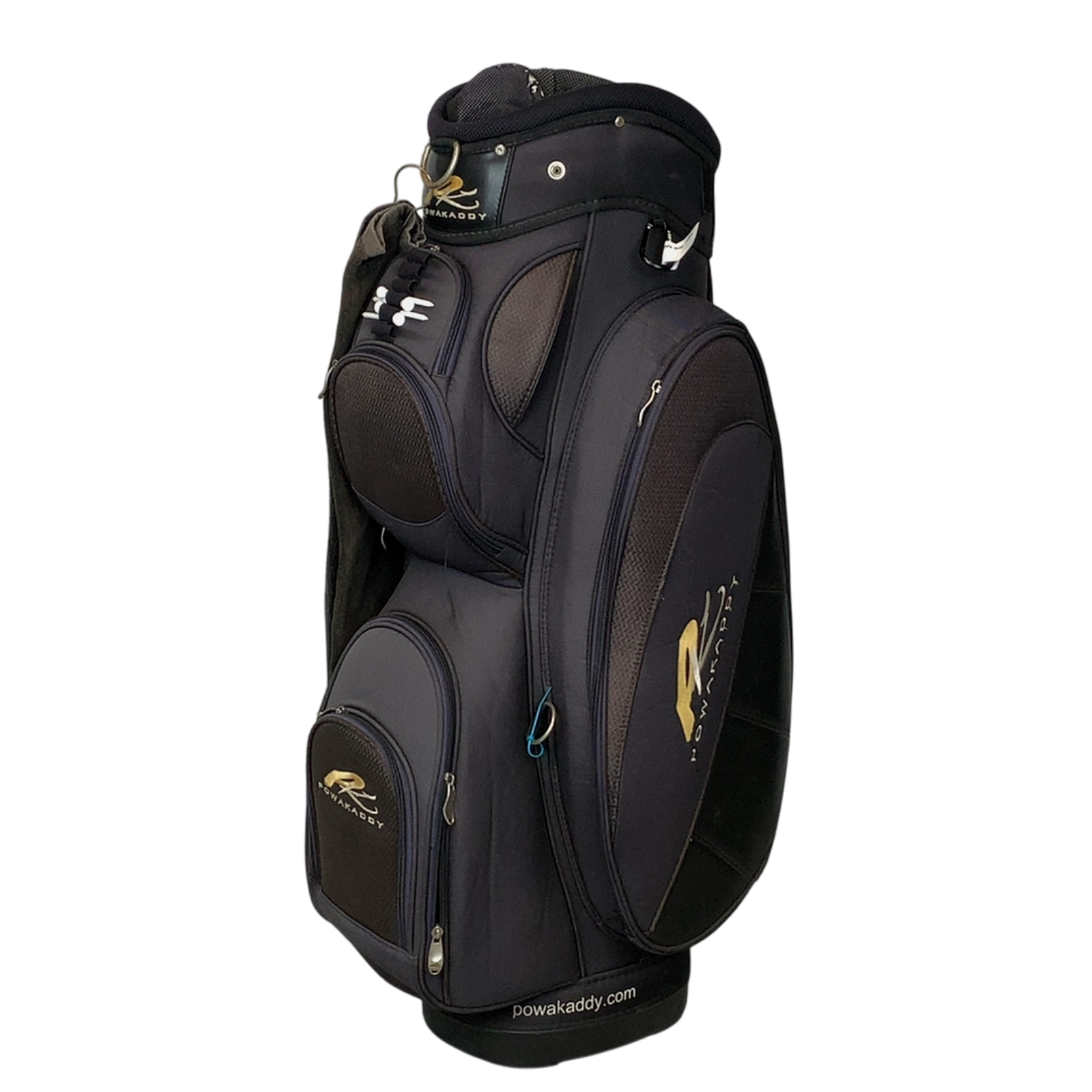 Powakaddy Golftaske / 7-Rum / Sort