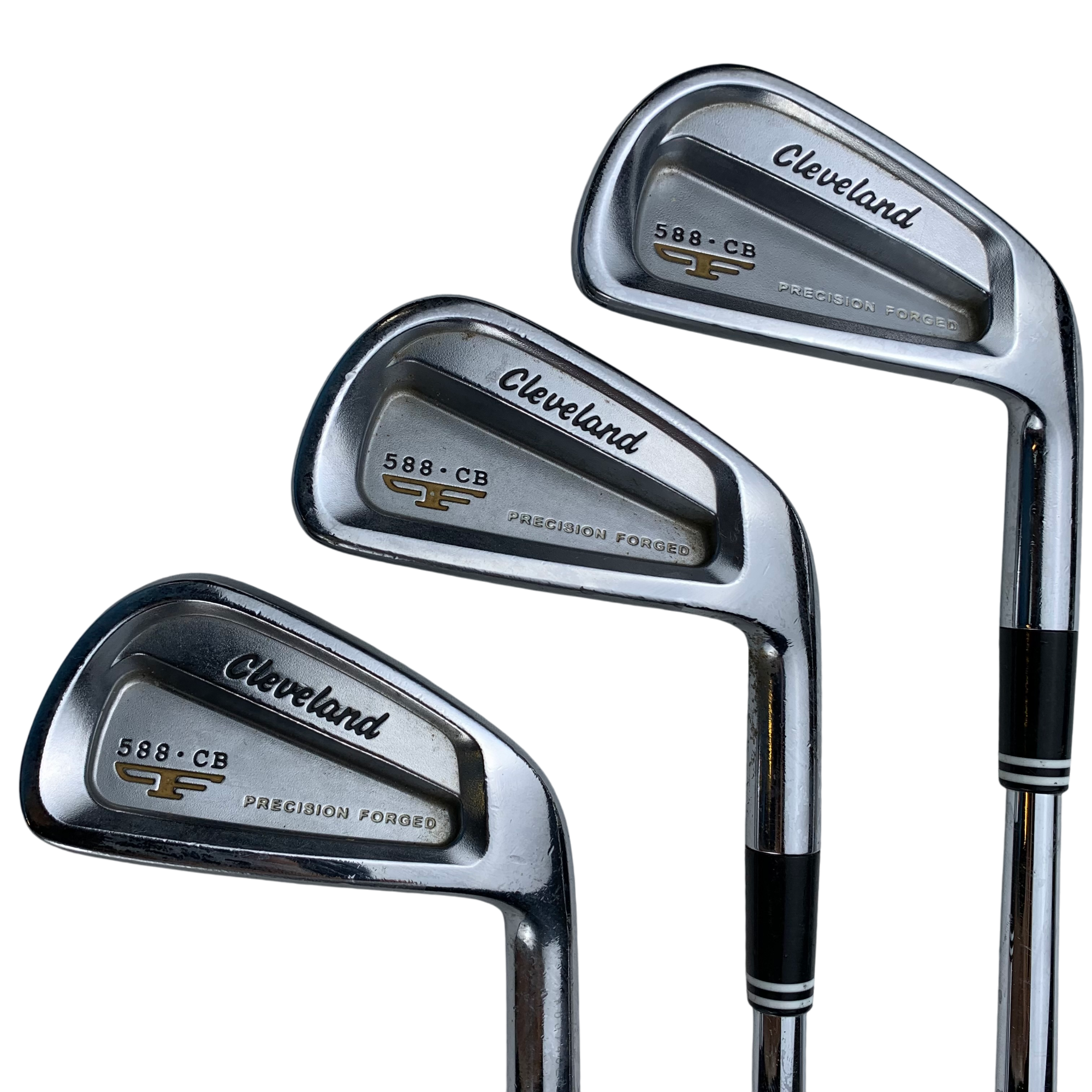 Cleveland 588 CB Jernsæt / Flex Stiff / 4-PW / Stål hovedbillede - brugt golf udstyr i god stand