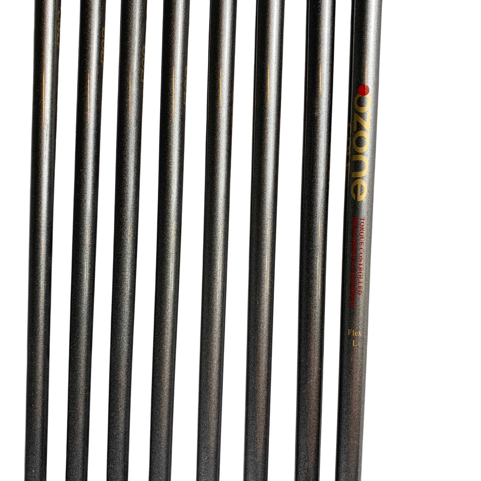 Ozone Golf Jernsæt / Flex Ladies / 4-SW / Grafit Venstre galleri billede 3 - brugt golf udstyr i god stand