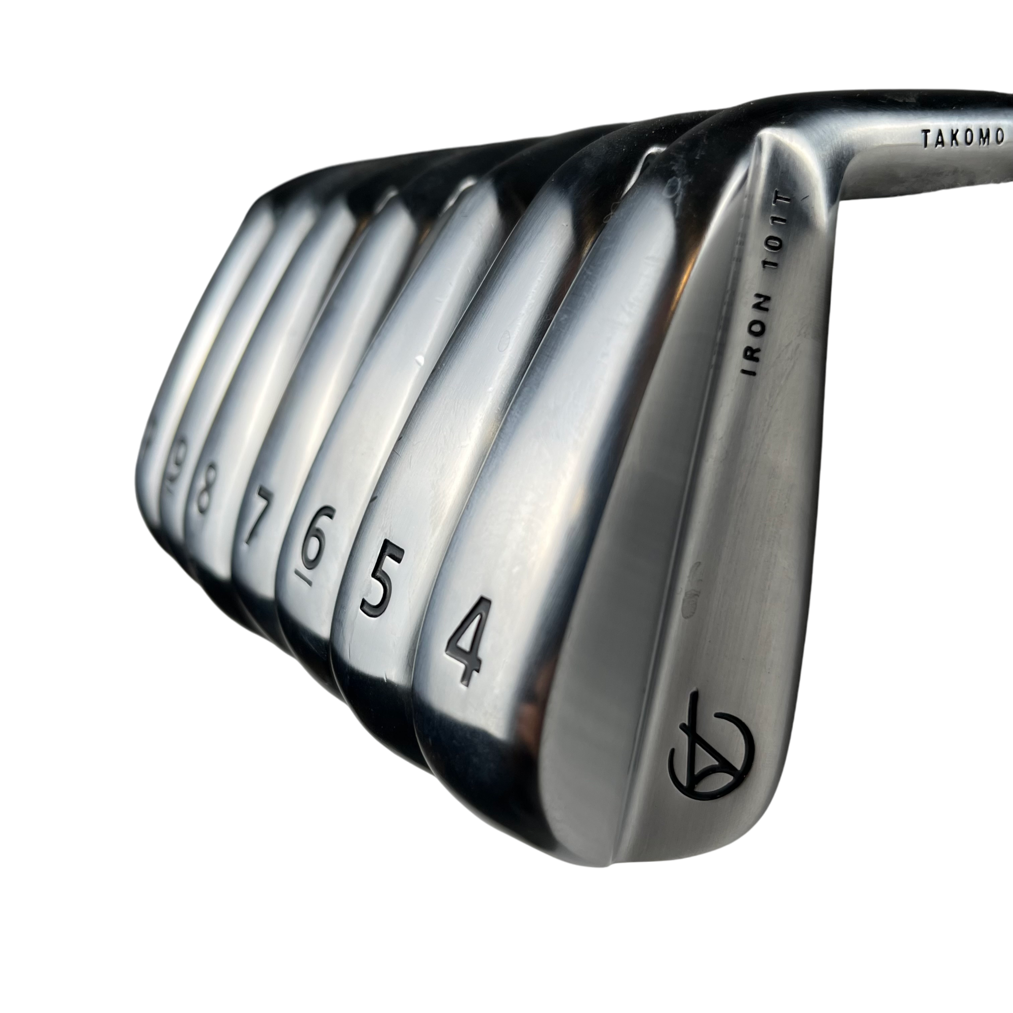 Takomo 101T Jernsæt / Flex X-Stiff / 4-PW / Stål galleri billede 2 - brugt golf udstyr i god stand