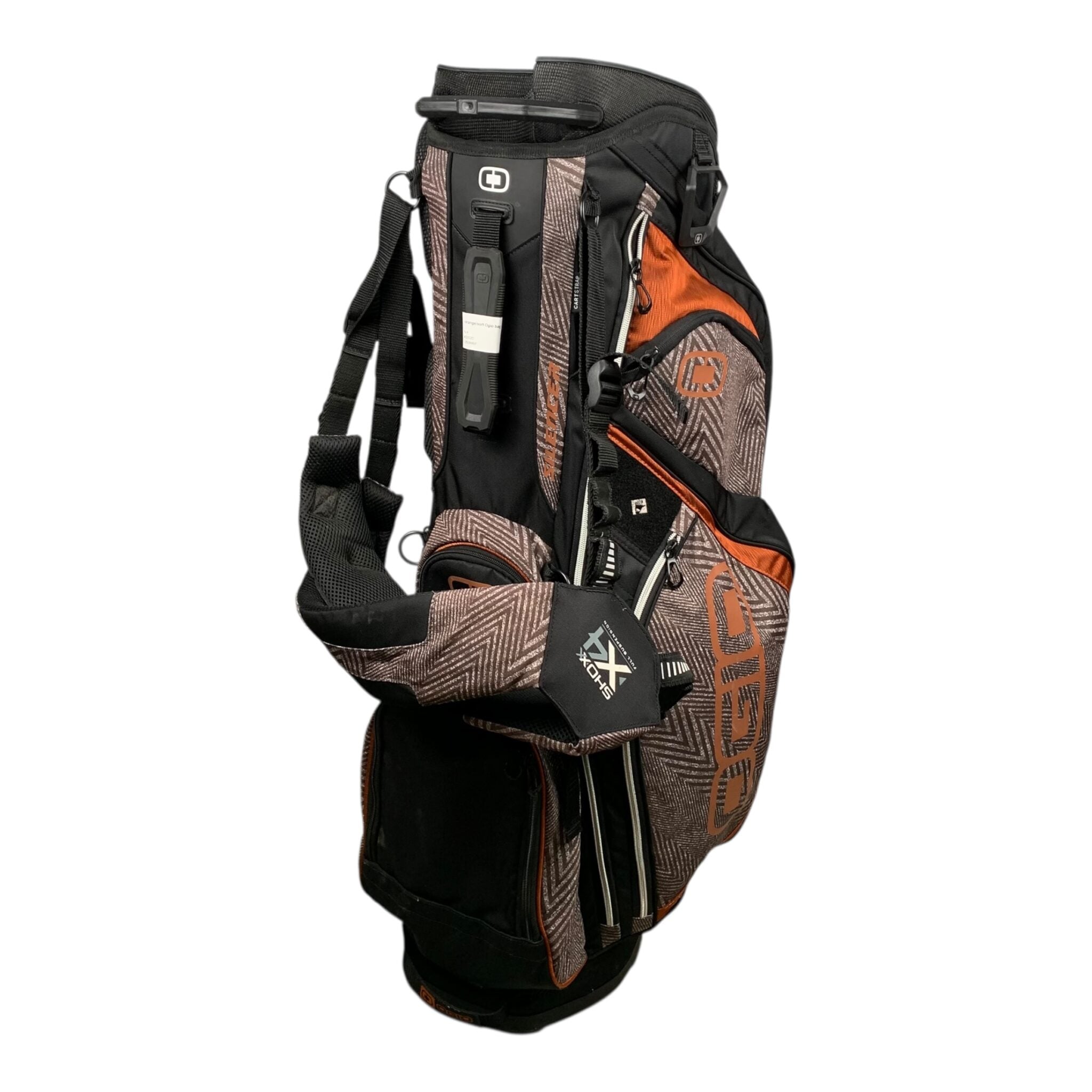 Ogio Shox X4 Standbag / Black/Orange / 13-Rum