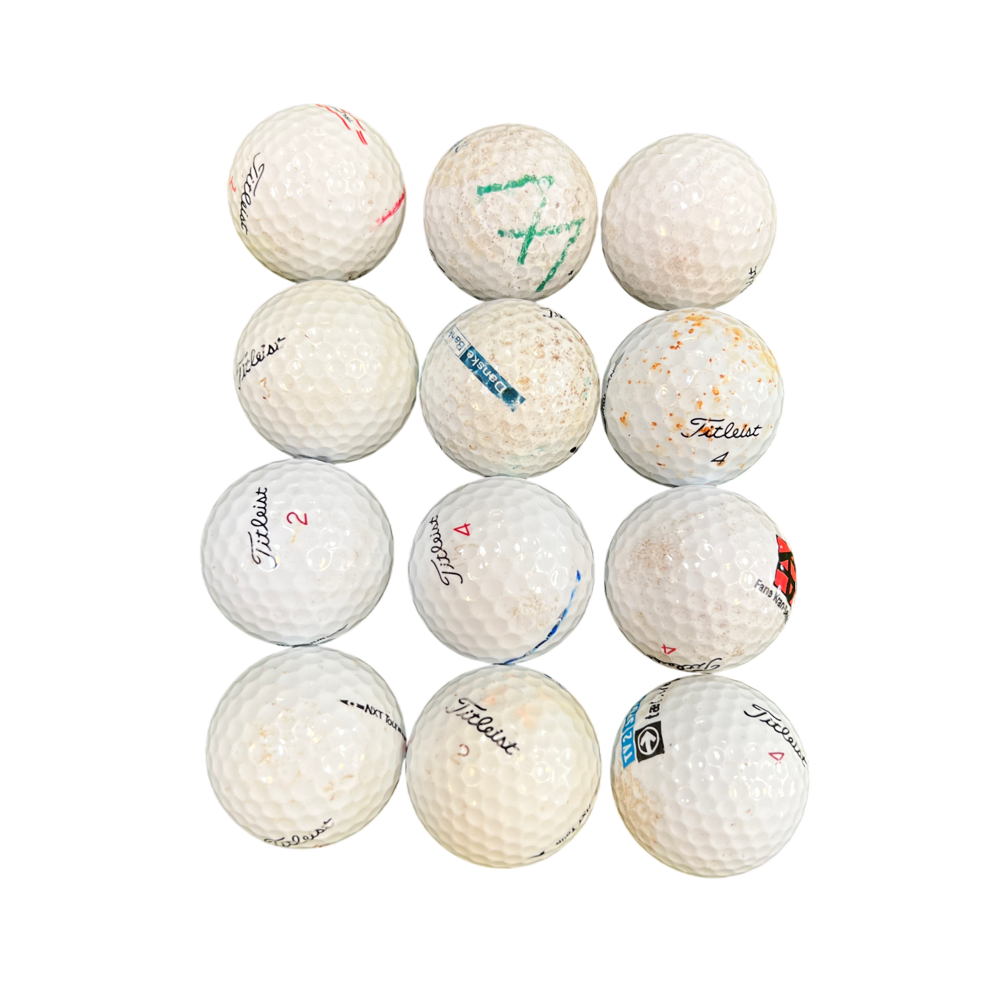 Titleist Blandede Golfbolde i Okay stand - 1 Dusin hovedbillede - brugt golf udstyr i god stand
