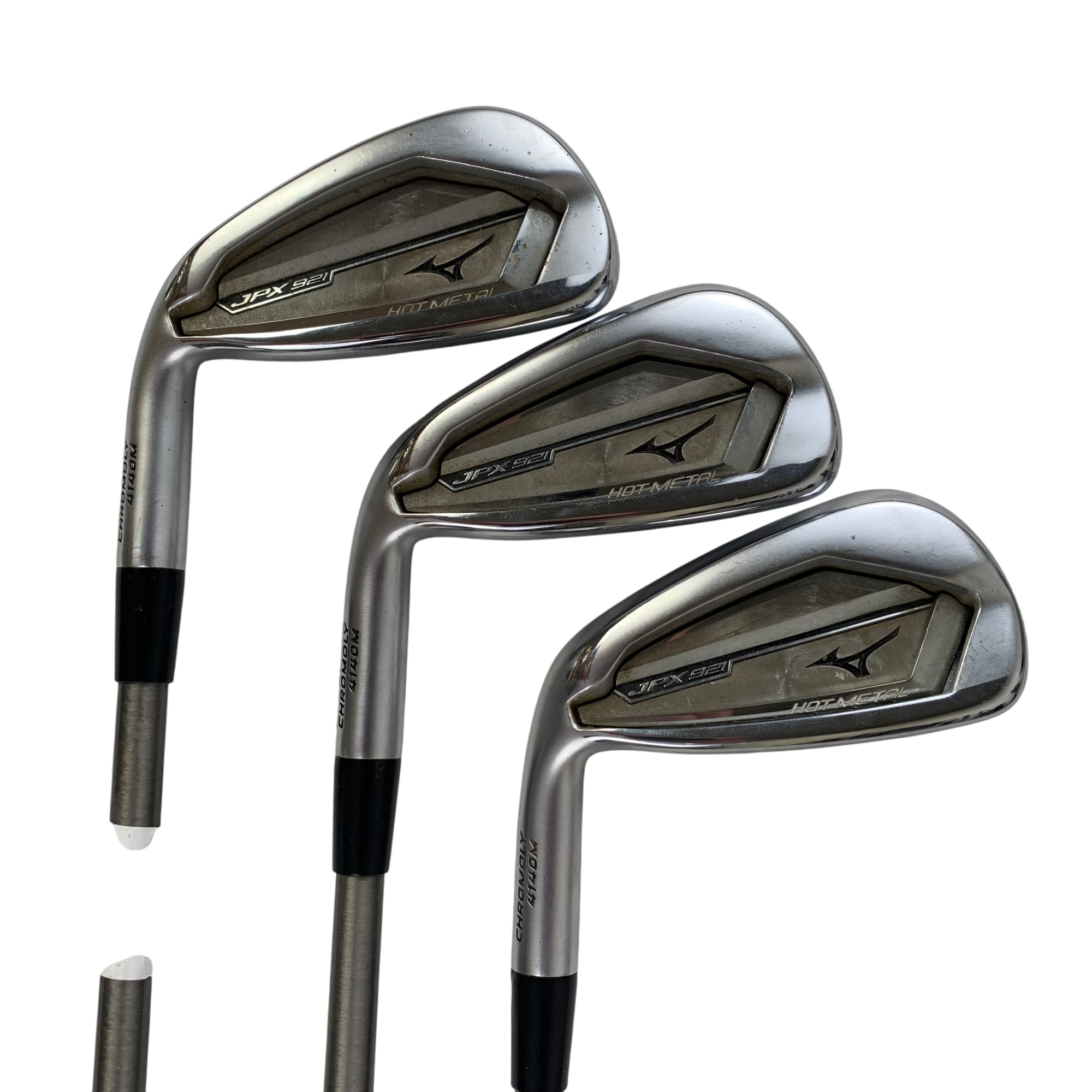 Mizuno JPX 921 Hot Metal Jernsæt / Flex Stiff / 5-G / Venstre hovedbillede - brugt golf udstyr i god stand