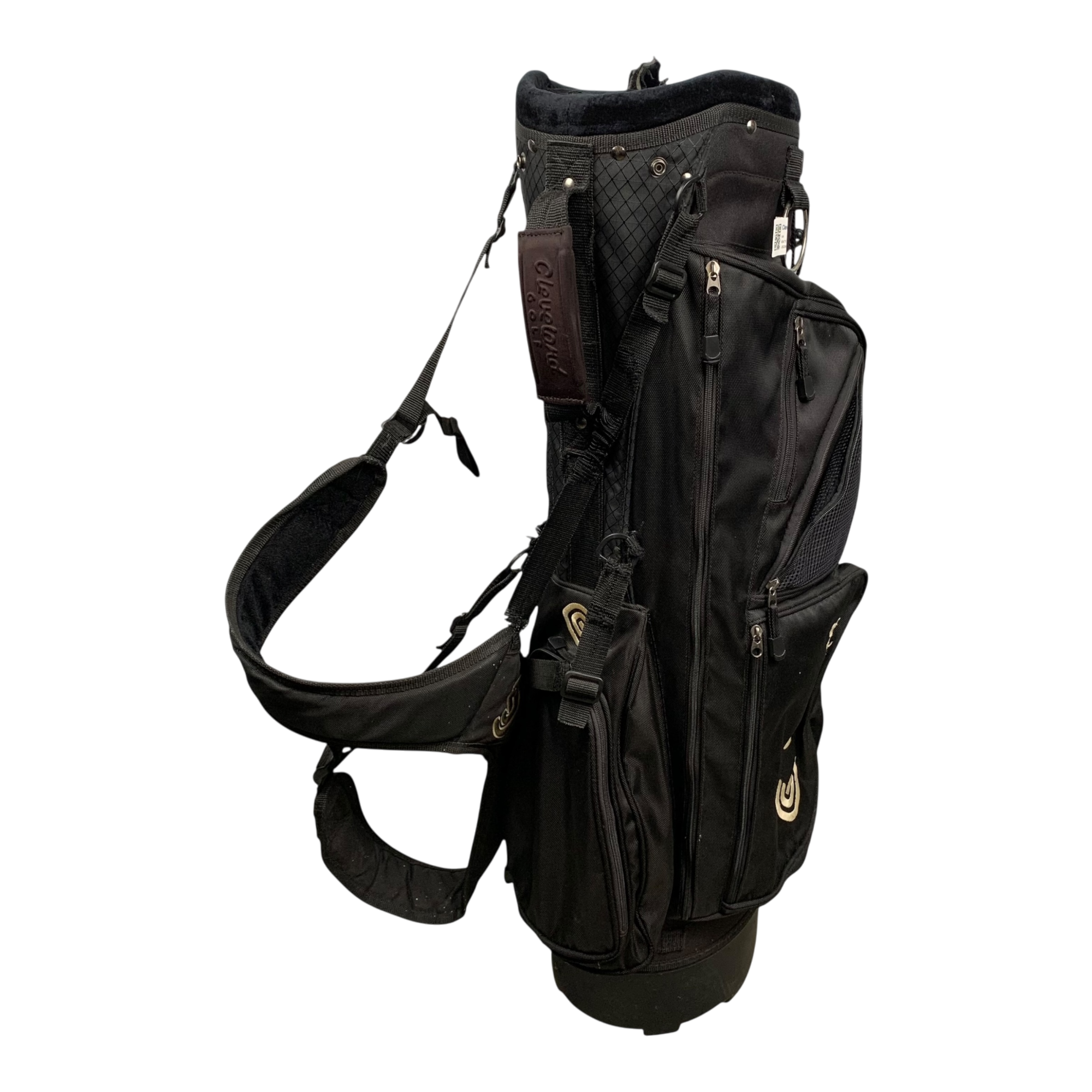 Cleveland Stand Bag / 4-Way / Black hovedbillede - brugt golf udstyr i god stand