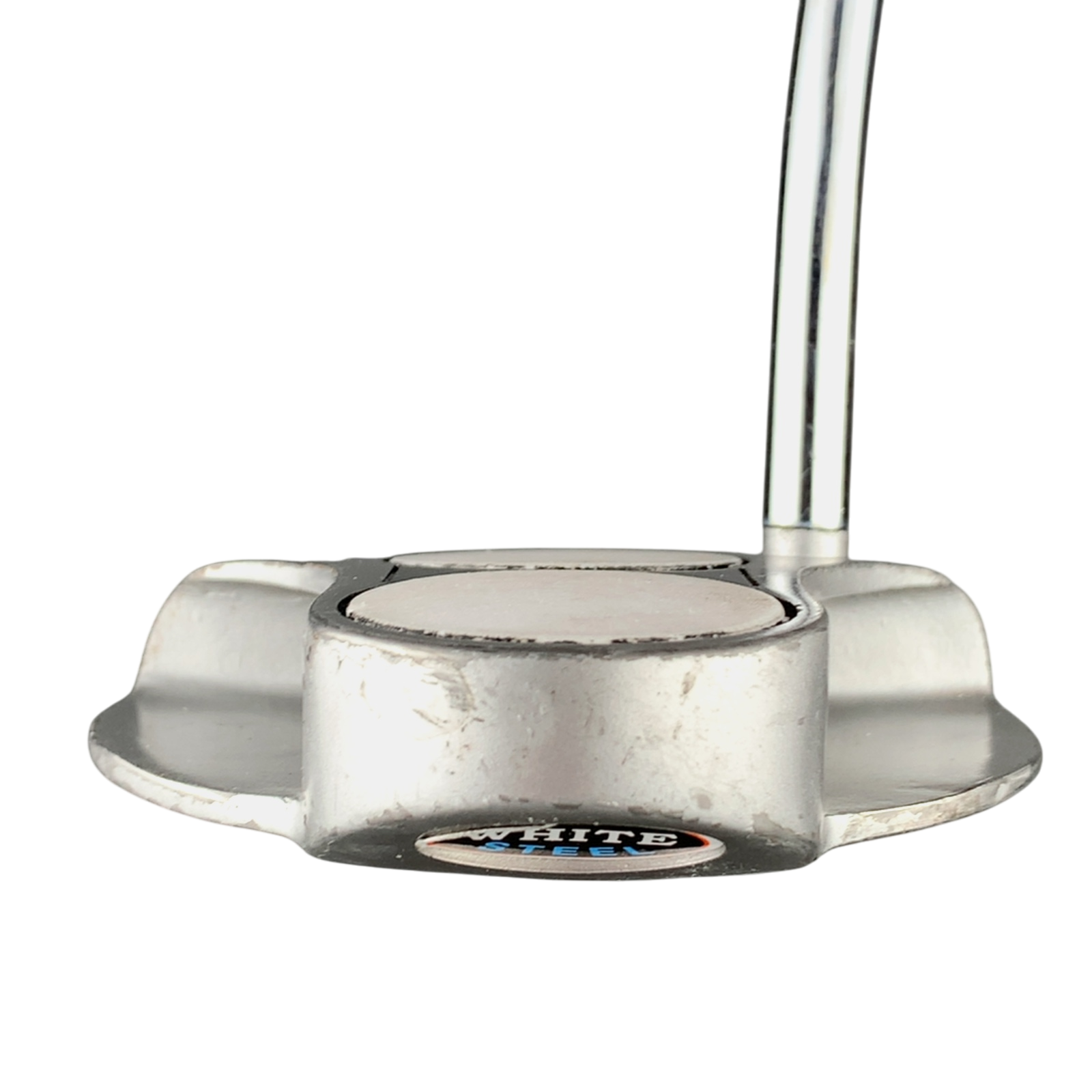 Venstre White Steele 2-ball Putter / 33"