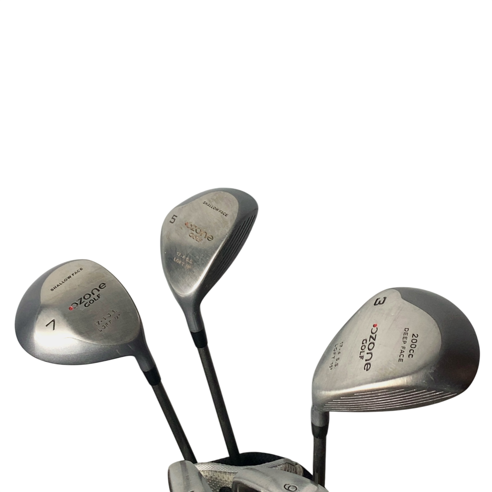 Ozone Shallow Face Komplet Sæt Med Bag / 4-PW+SW / Flex Ladies / Grafit