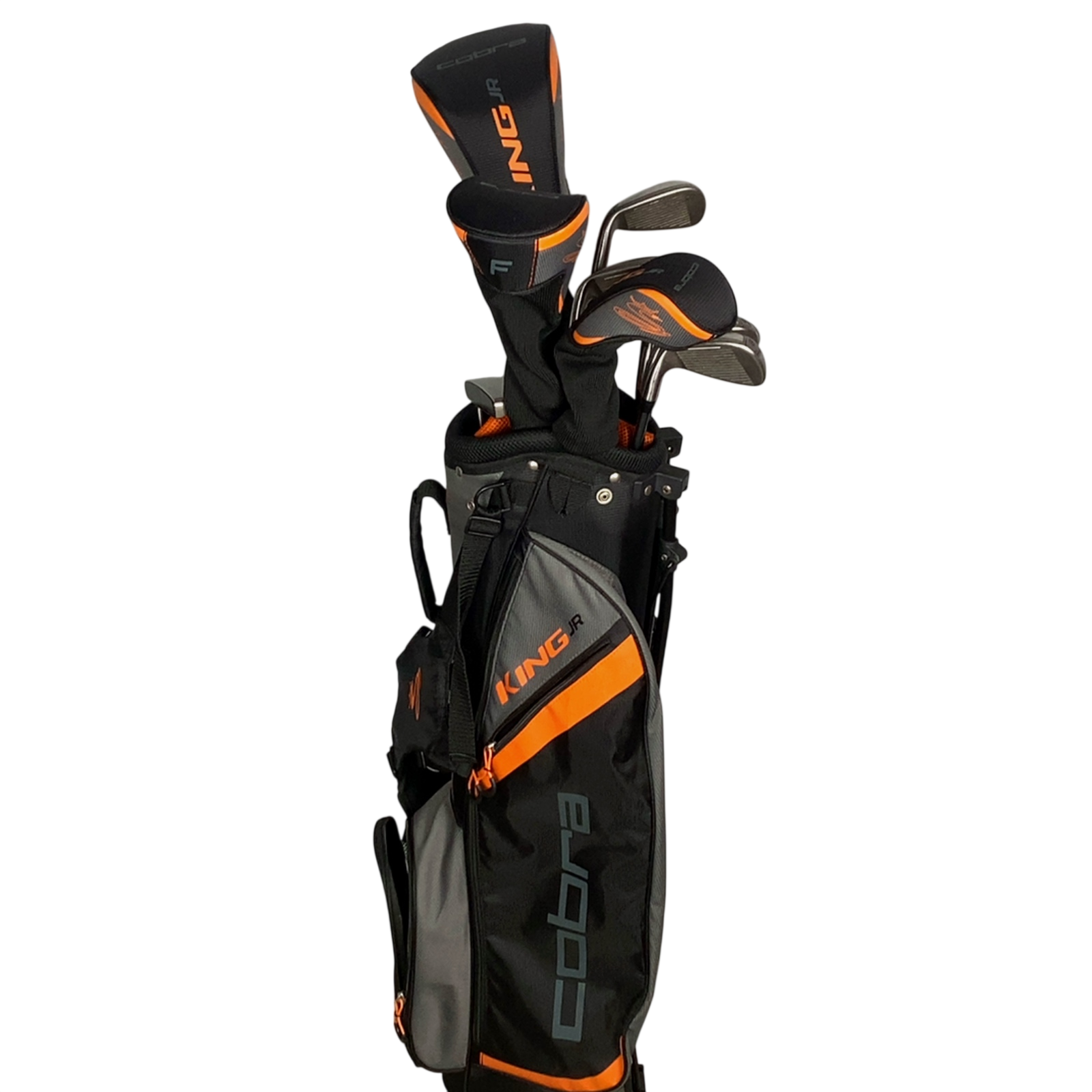 Cobra King Jr. Komplet Sæt Med Bag / 6-PW+SW / Flex Junior  / Grafit