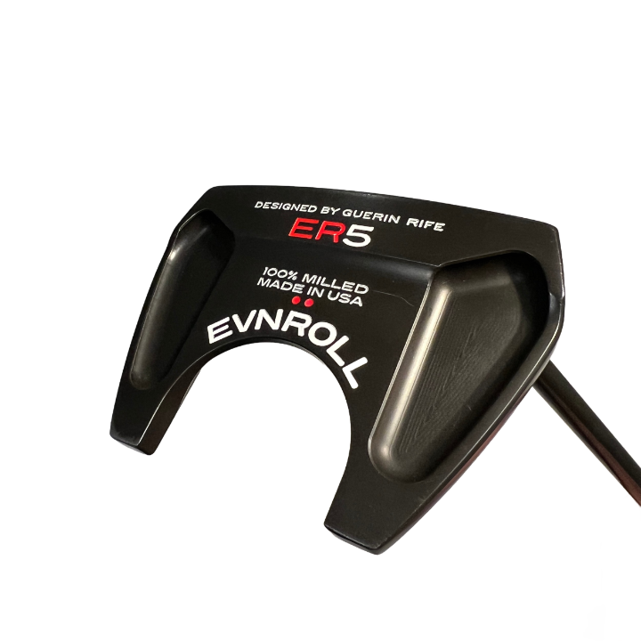Evnroll ER5 sort Putter højre hånd inkl. Headcover Brugt Som Ny