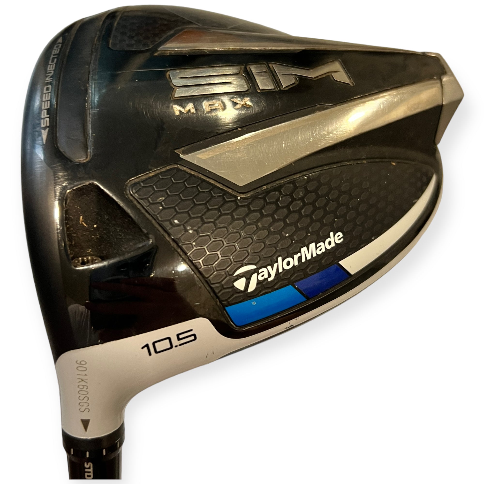 Taylor Made SIM Max Driver Venstre loft 10.5 Regular Brugt God Stand