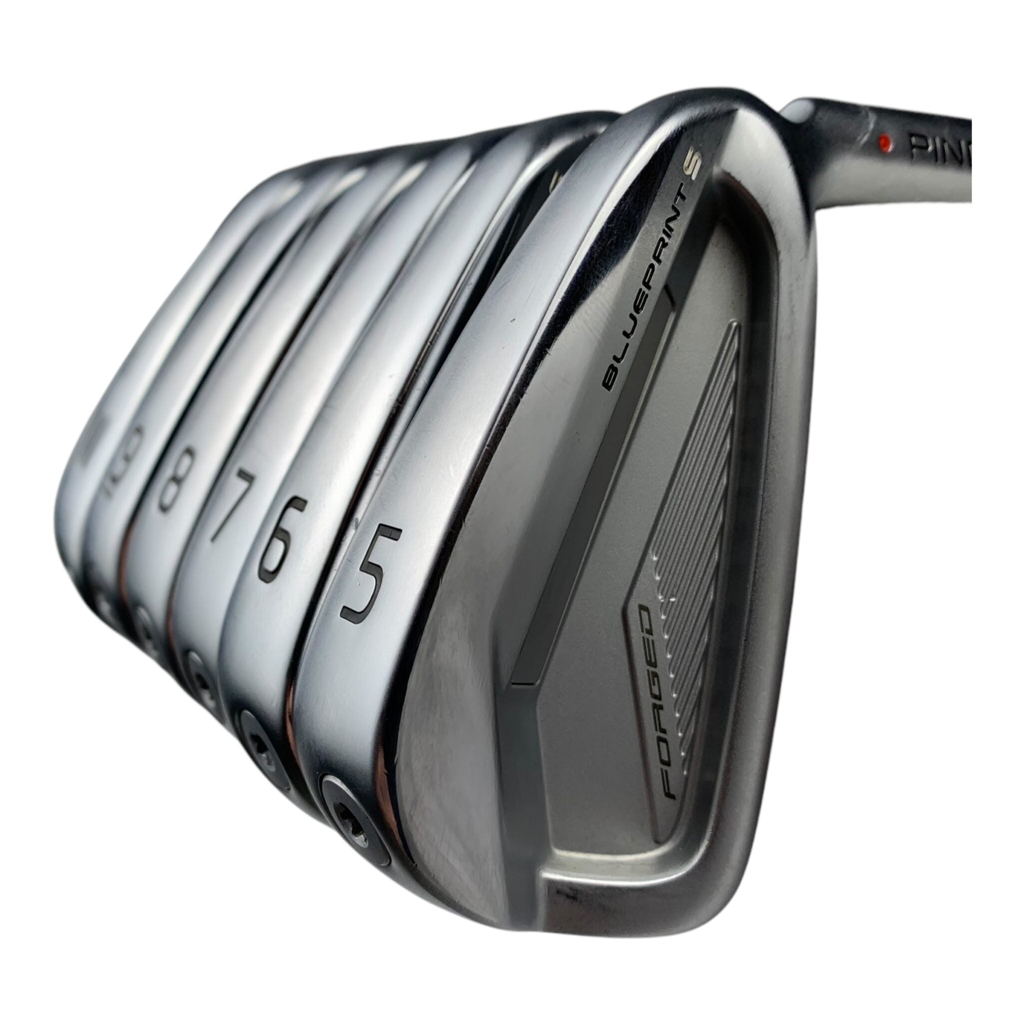 PING Blueprint S Järnset / Flex Regular / 5-PW / Stål / Red Lie Dot
