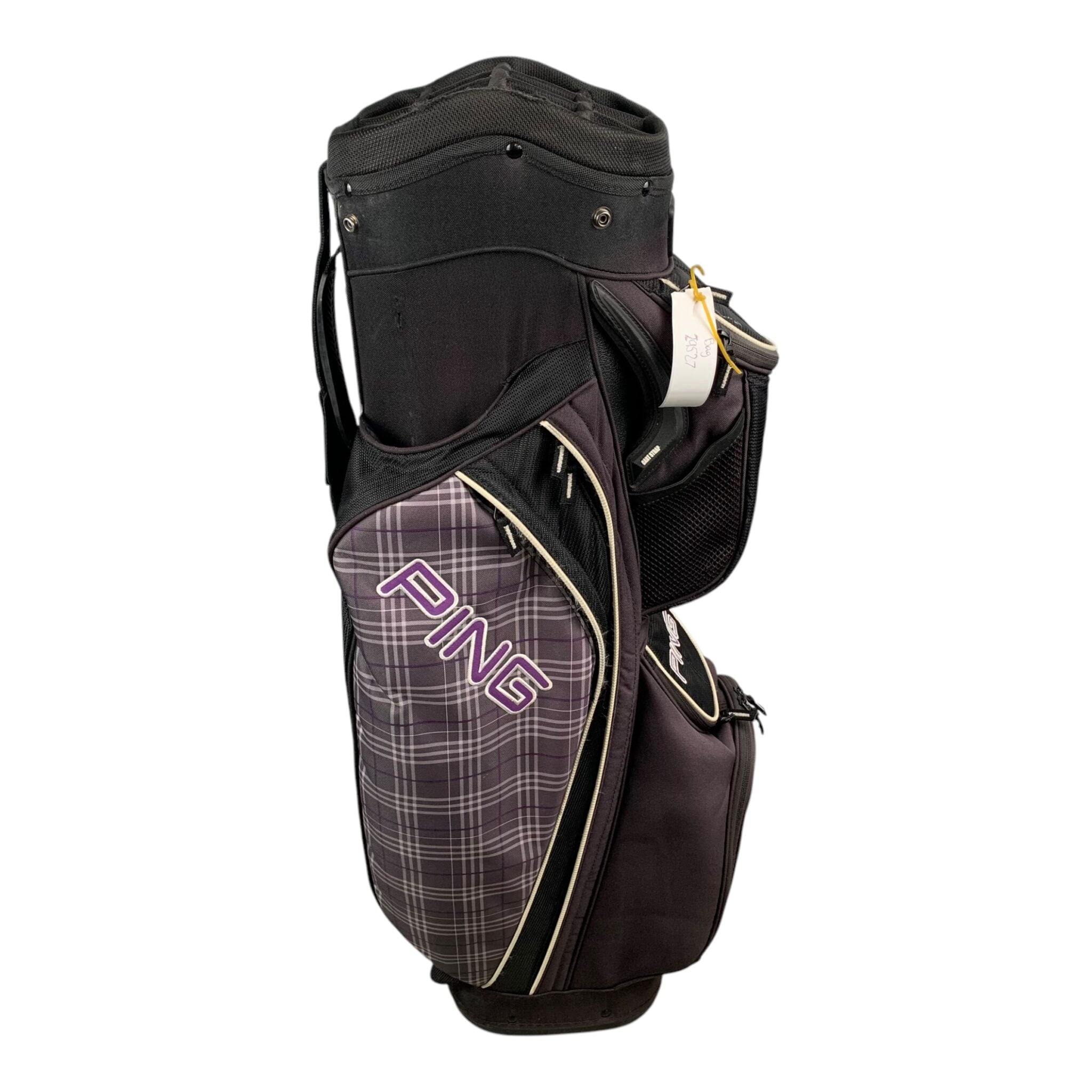 Ping Serene CartBag / Black/Purple / 14 Rum