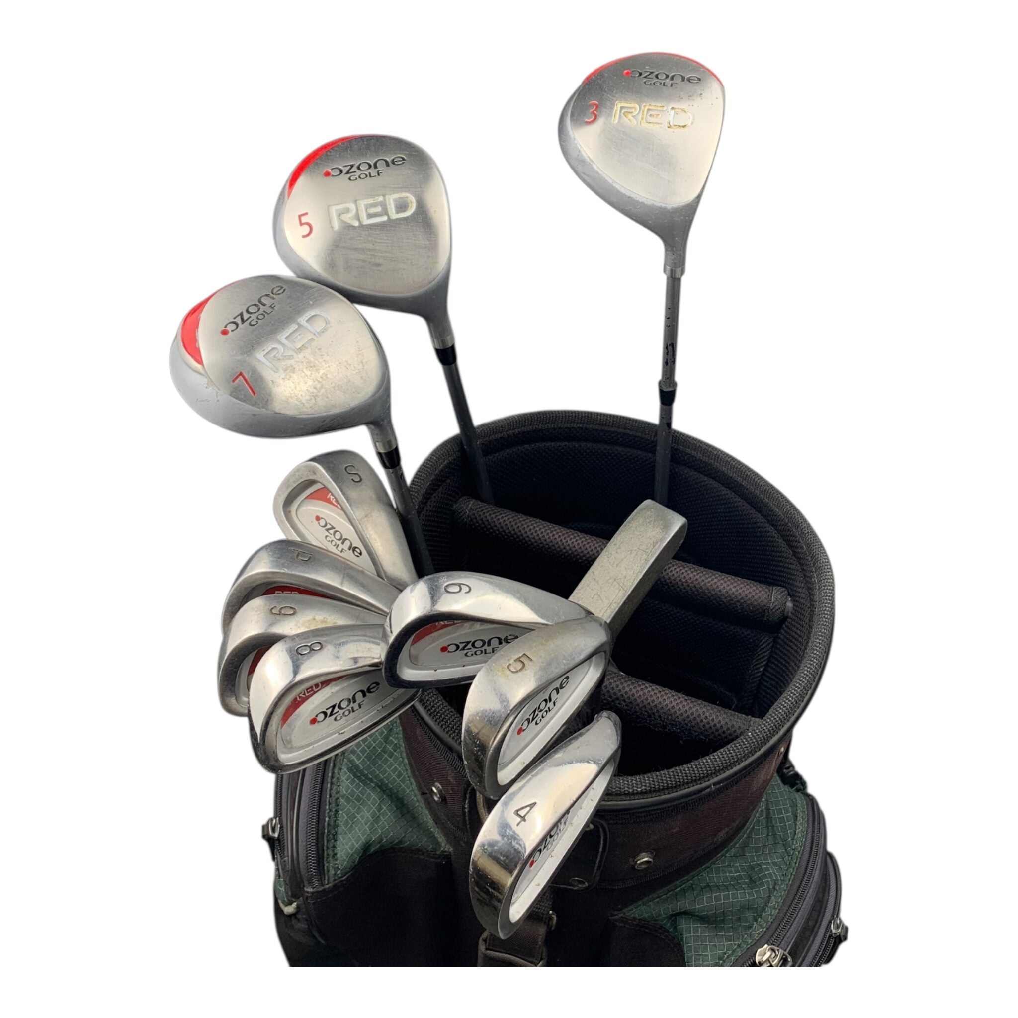 Ozone Red Set / Flex Regular / Graphite / (3W, 5W, 7W, 4, 5, 6, 8, 9, PW, SW)