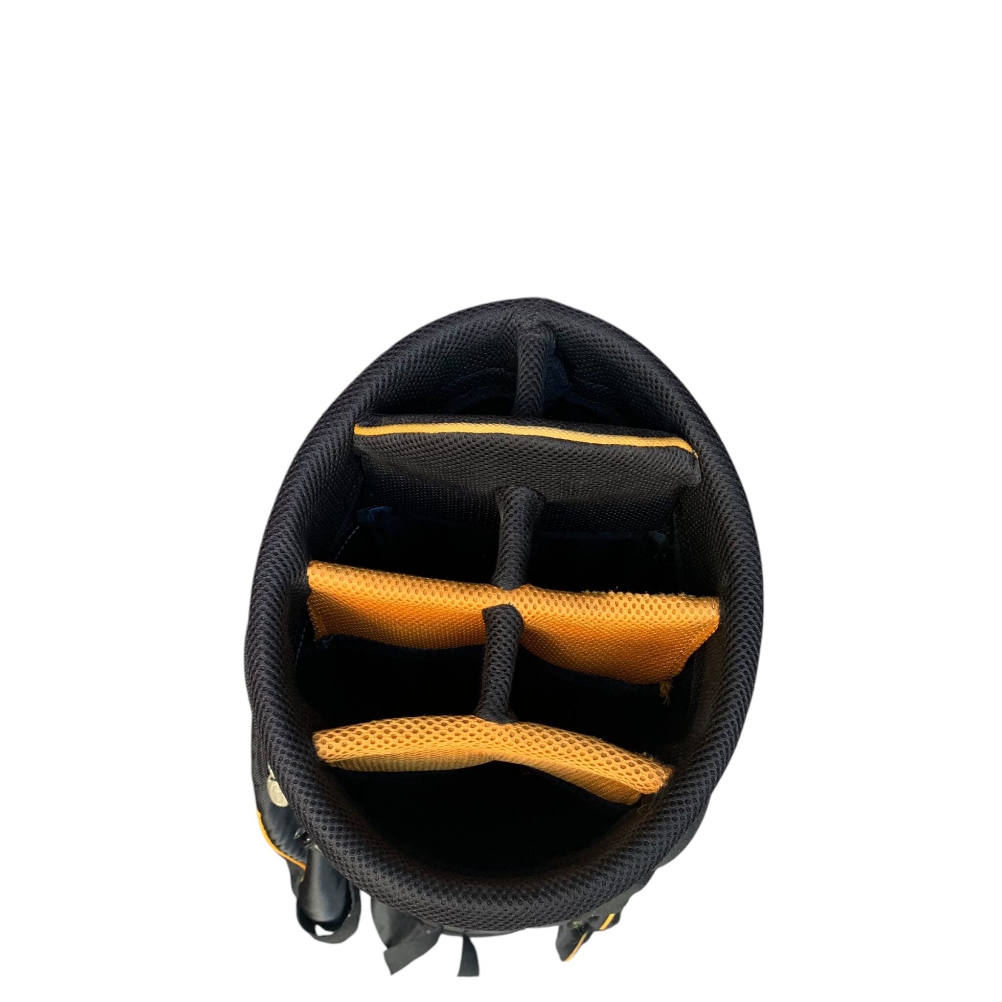 Golf Copenhagen Fairway Cartbag / Zwart/Oranje / 7 Vak 