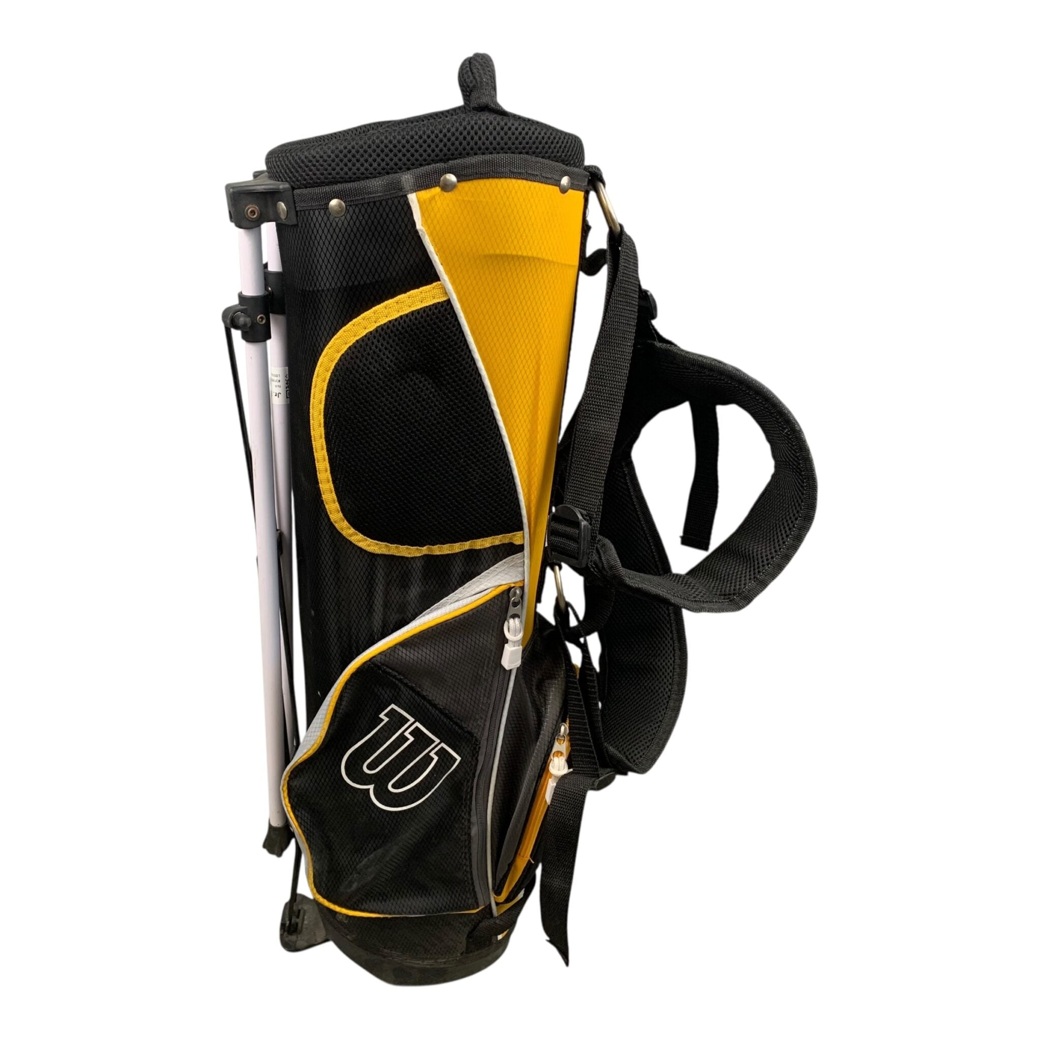 Wilson Junior Bag / Black/Yellow / 4-Rum