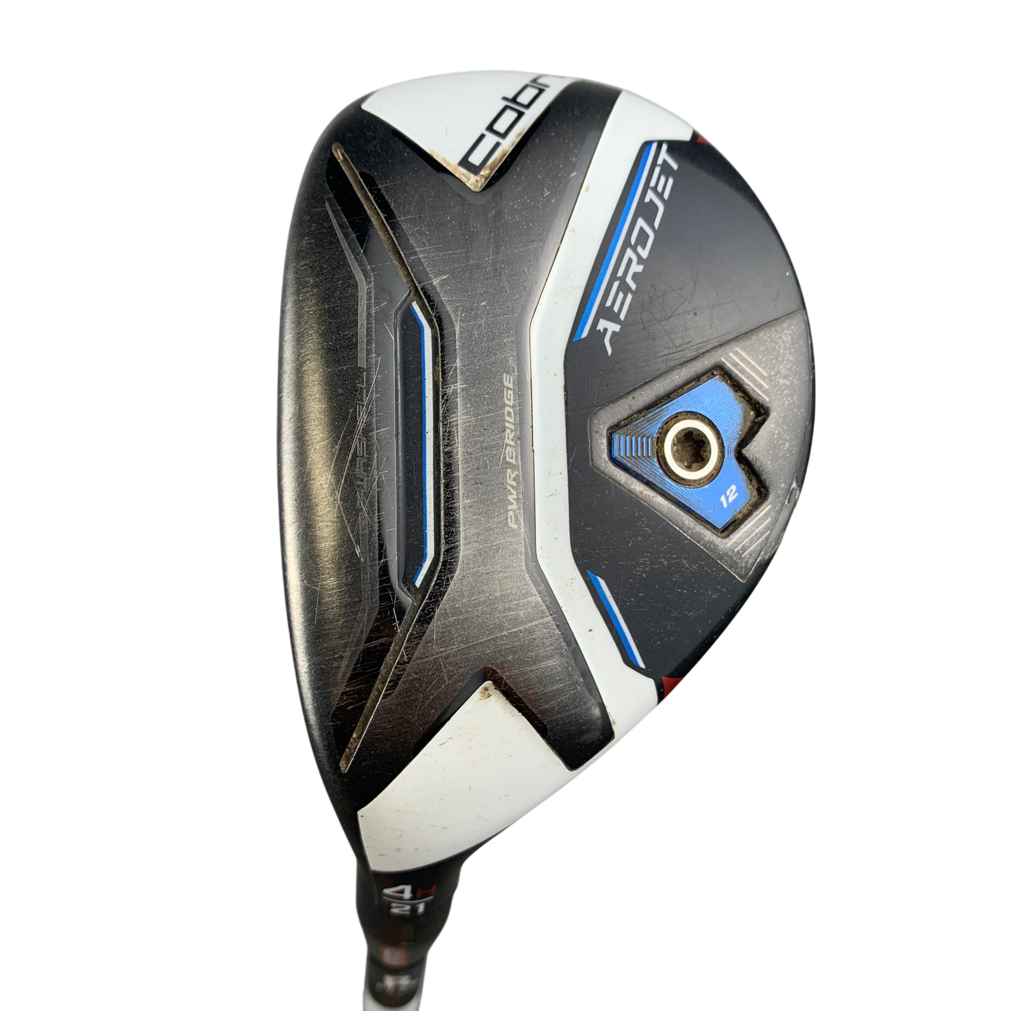 Cobra AeroJet Hybrid / Flex Regular / Grafit / #4/21 Venstre hovedbillede - brugt golf udstyr i god stand