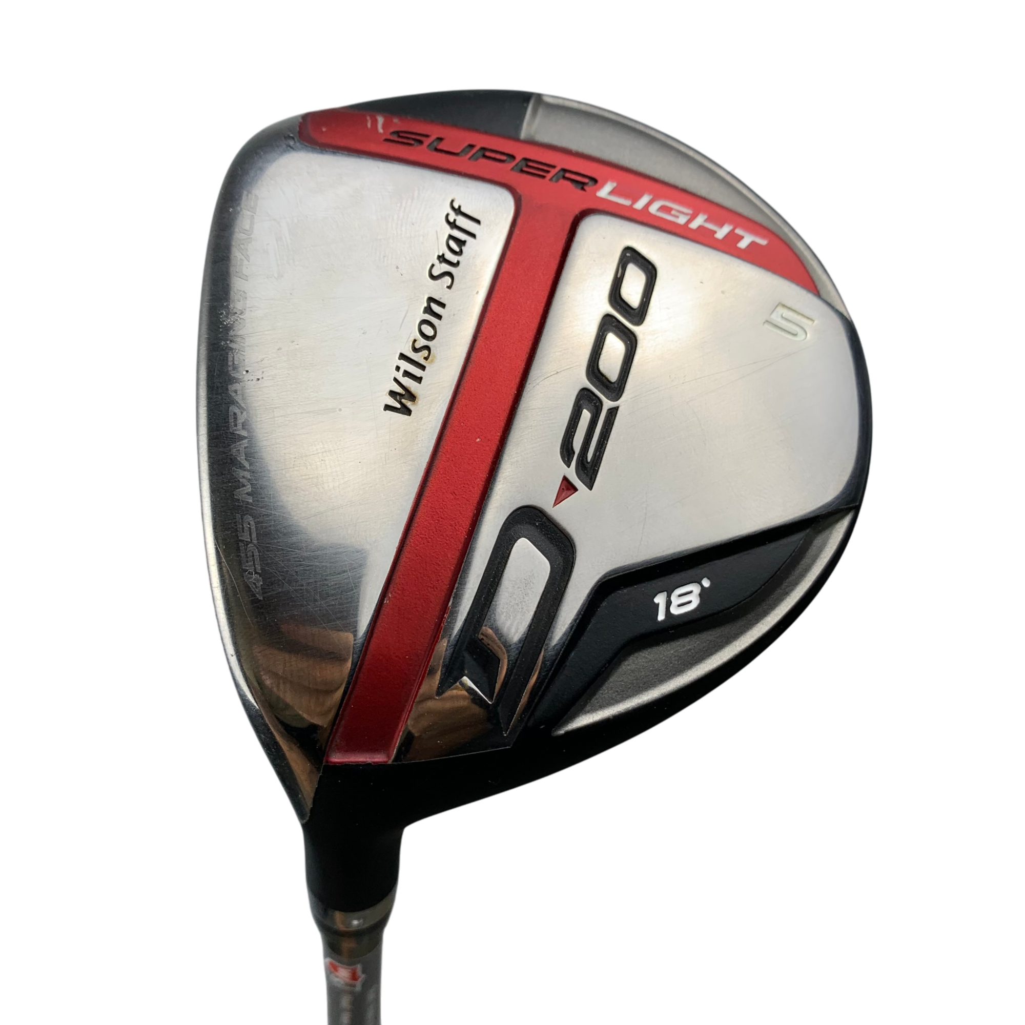 Wilson Staff D200 Superlite Fairway Wood / Flex Regular / Grafit / #5/18 Venstre hovedbillede - brugt golf udstyr i god stand