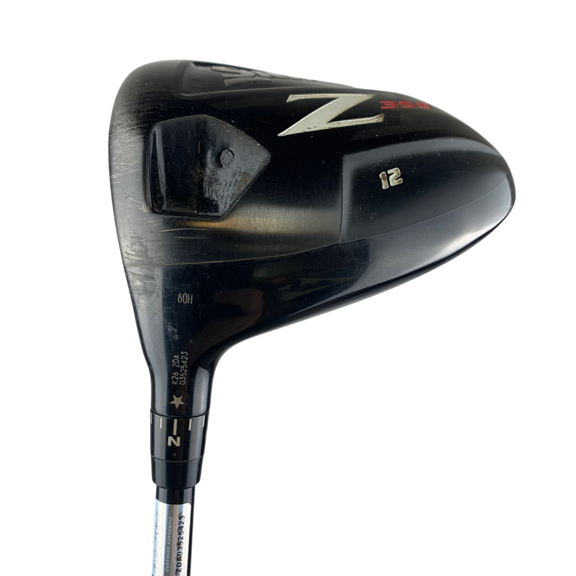 Srixon z355 Driver / Flex Regular / Loft 12 Venstre galleri billede 3 - brugt golf udstyr i god stand